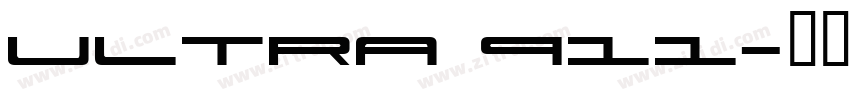 Ultra 911字体转换
